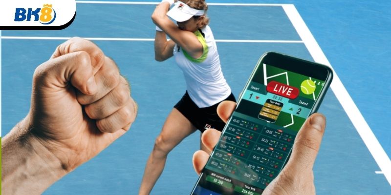 Cược tennis BK8 dựa vào điểm trận đấu 
