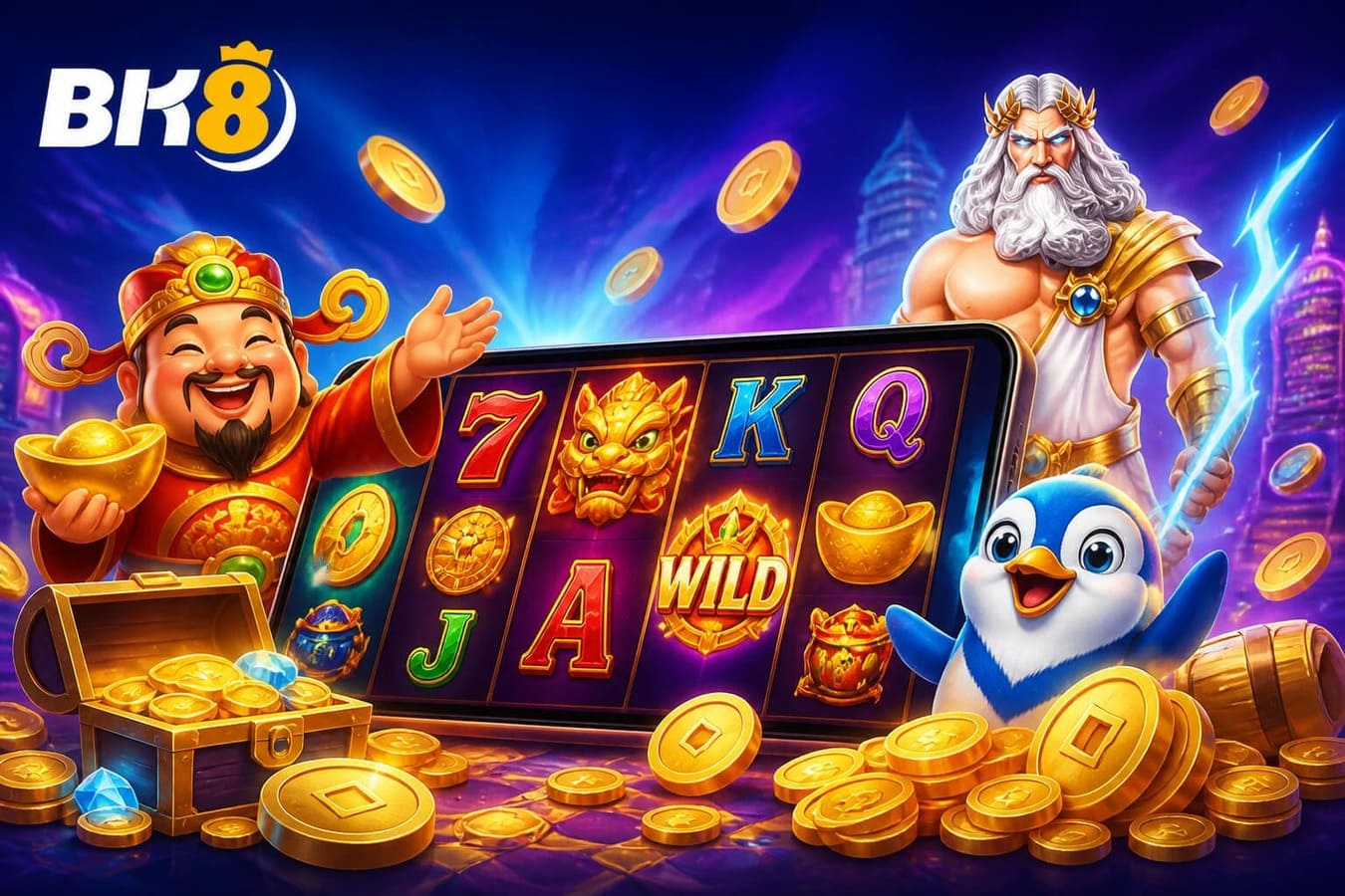 Trải nghiệm BK8 slot đỉnh cao và jackpot khủng