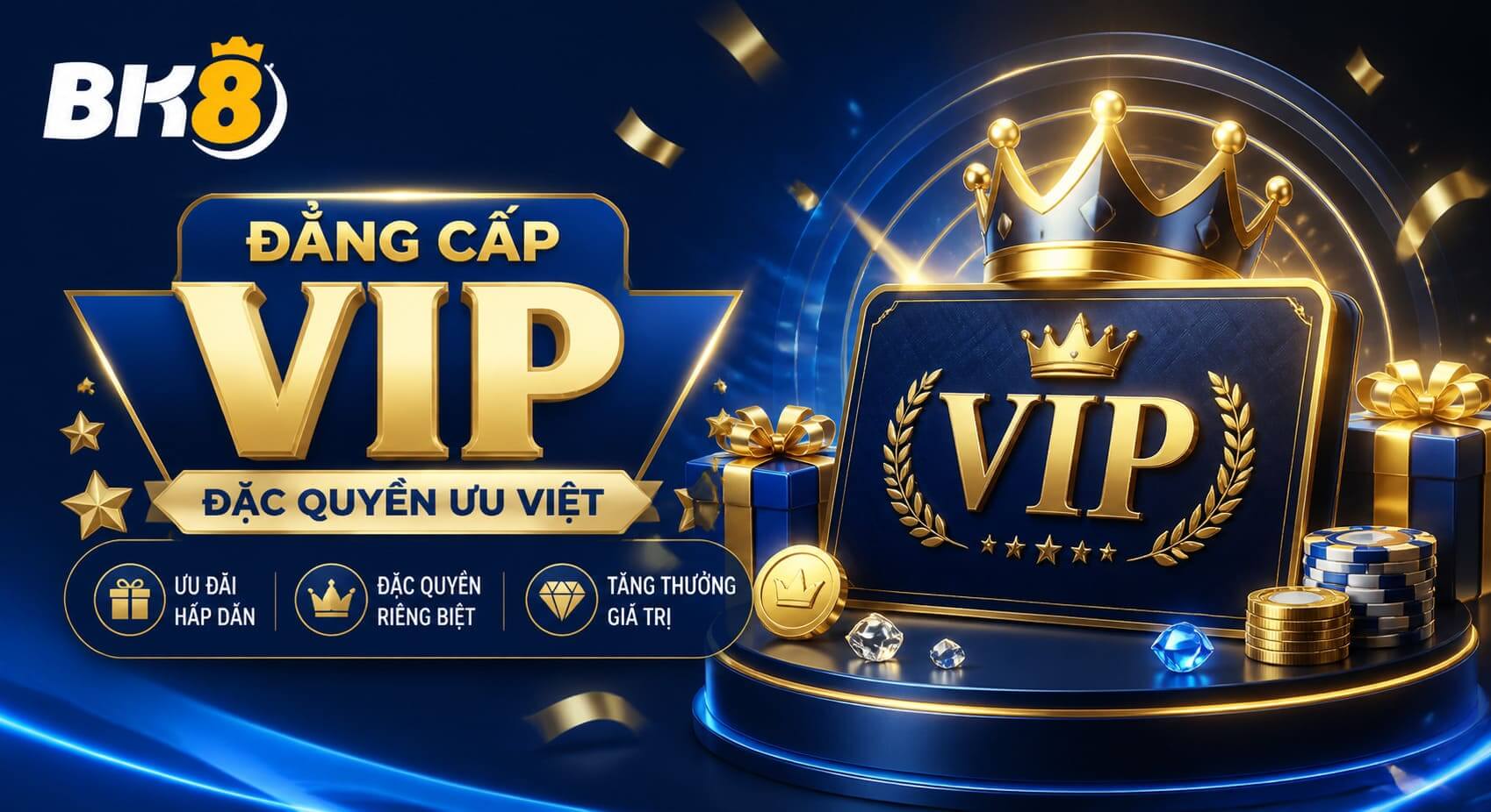 Khuyến mãi hot dành riêng cho VIP BK8 2026
